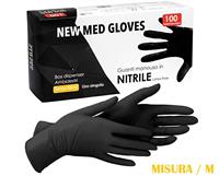 - New Med Guanti Nitrile Neri Mis.(M) Pz.100