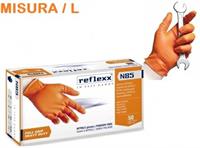 - New Med Guanti Nitrile Arancioni Mis.(L) Pz.50