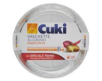 - Cuki Vaschette Alluminio Torta Rotonda (8)Porz. Pz.3