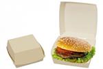 Box Scatola Hamburger Crema Cm.12x12x7h Pz.100