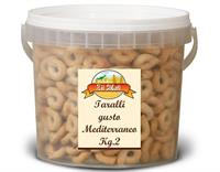 Zii Matì Taralli Gusto Mediterraneo Secchiello Kg.2