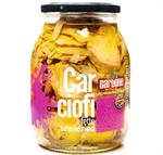 Carbone Carciofi A Fette Vaso Con Olio Evo Ml.1062