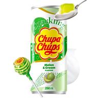 Chupa Chups Bibita Gassata Melon & Cream Flavour Ml.250