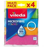 Vileda Panno Microfibra Colors Pz.4