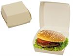 Box Scatola Hamburger Crema Cm.14x14x8,5h Pz.50