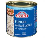 Neri Funghi Champignon Al Naturale Latta Kg.2,5