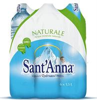 Sant'Anna Acqua Naturale Pet Lt.1,5 (CASSA) x6 Bt