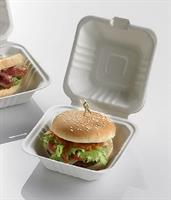 Leone Box Bio Hamburger Quadrato Cm.15x15 Pz.50