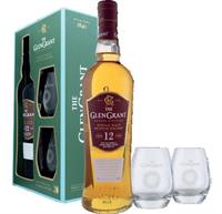 [GIFT] Glen Grant Whisky 12 Y.O 40° Cl.70 + 2 Bicchieri