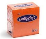 Bulkysoft Tovaglioli Arancio 24x24 2V Pz.100