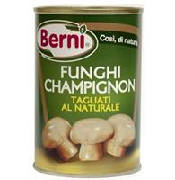 Berni Funghi Champignon Tagliati Latta Gr.400