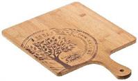 Leone Tagliere Quadrato Bamboo Nature Cm.30x30