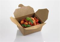 Food Box Scatola Chiusa Per Asporto Avana Cm.15x12x6,5h Pz.20