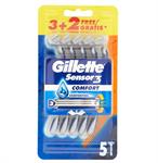 Gillette Rasoio Sensor 3 Comfort Usa E Getta Pz.5