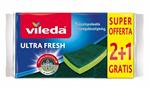 Vileda Spugna Piatta Abrasiva Ultra Fresh Pz.2+1