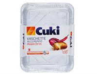 - Cuki Vaschette Alluminio Per Lasagne (4)Porz. Pz.3